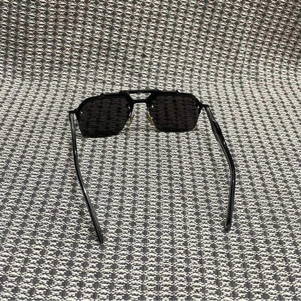 Jacques Marie Mage Men's Black Rectangular Sunglasses - Picture 7 of 15